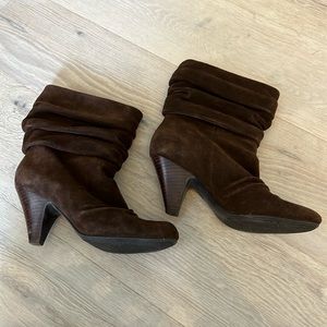 Jessica Simpson leather booties. Worn once